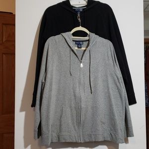 Lot of two plus size hoodies